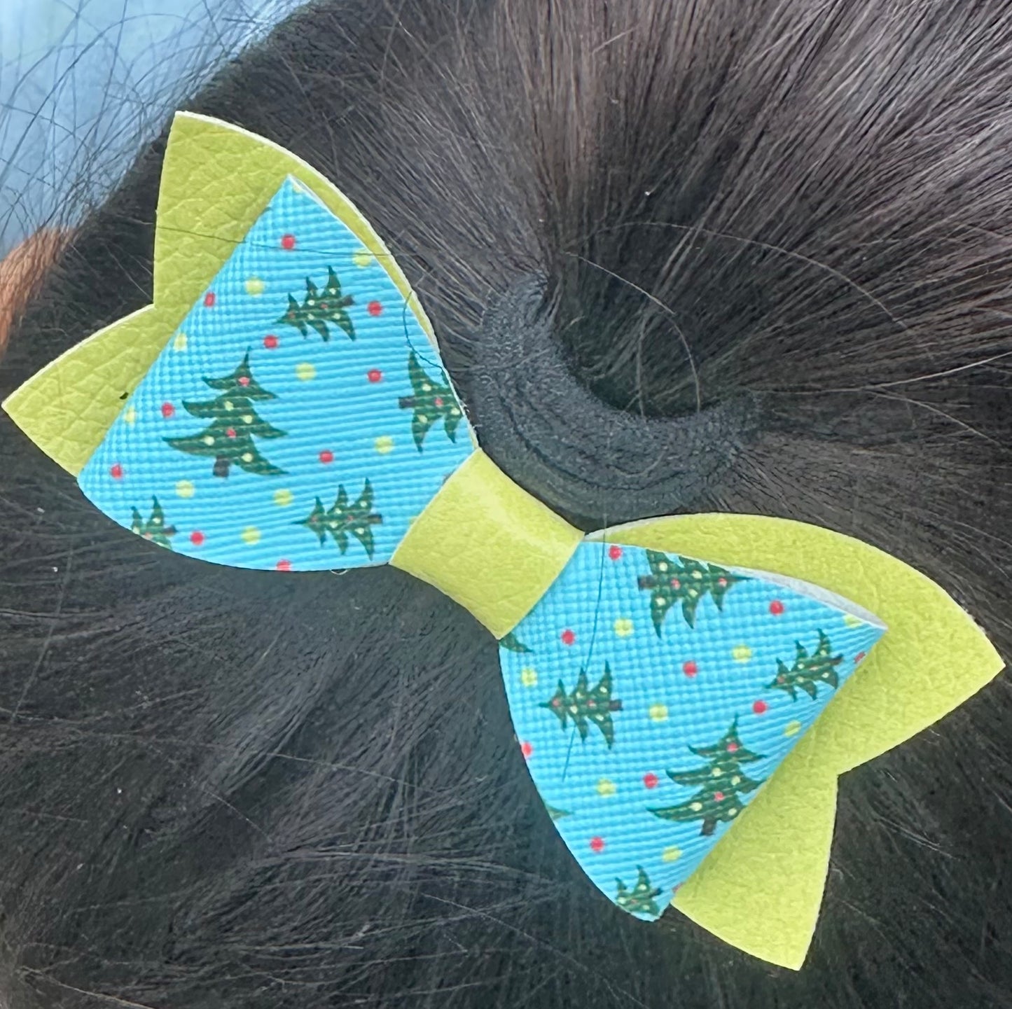 Christmas tree hairbow