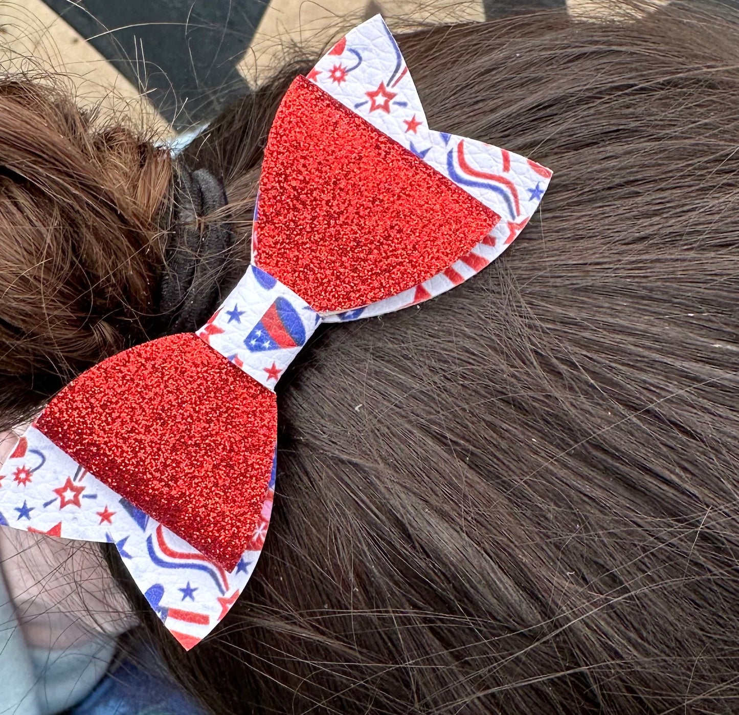 Patriotic celebration bow