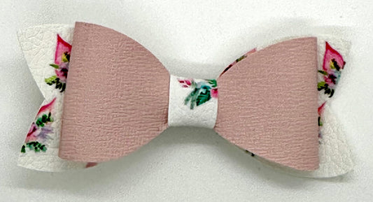 Pink on abstract unicorn bow